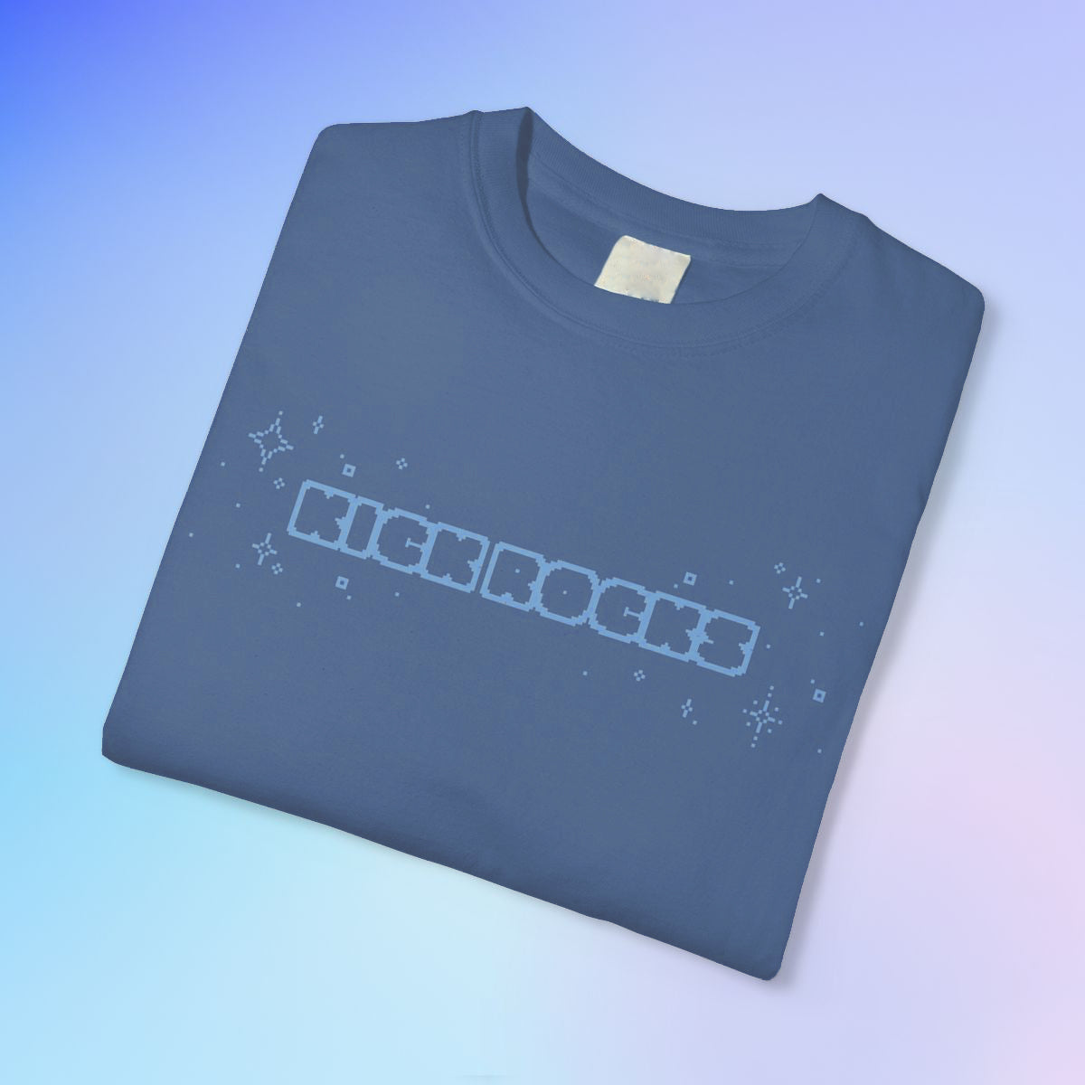 'KICK ROCKS' Unisex S/S T-shirt - Ash Navy