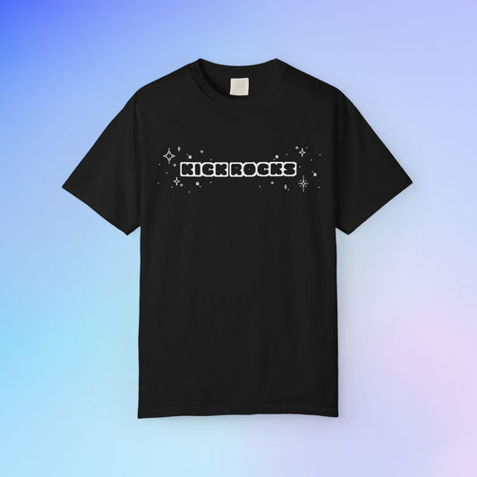 'KICK ROCKS' Unisex S/S T-shirt - Black